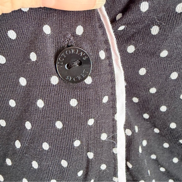 Victoria's Secret Modal Black and White Polka Dot Set-Medium Short - Picture 6 of 14